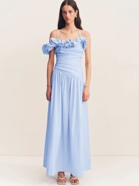 The Shona Joy Maoiri Bubble Sleeve Maxi Dress Free People